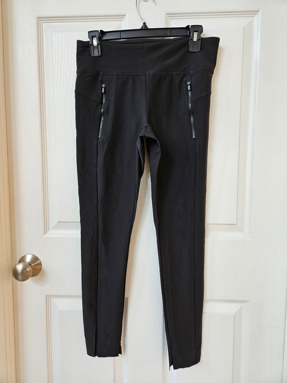 Athleta Leggings Women’s Small Black Zip Pocket Athletic Workout Yoga Pants